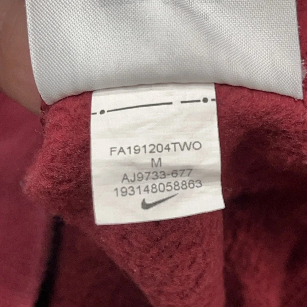 Nike‎ SB Skate Hoodie Mens M Burgundy Icon Skateboarding Sweatshirt Streetwear